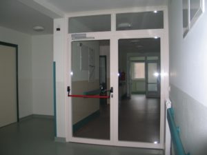 Алюминиевая дверь 1500×2100 мм. GFTD30206